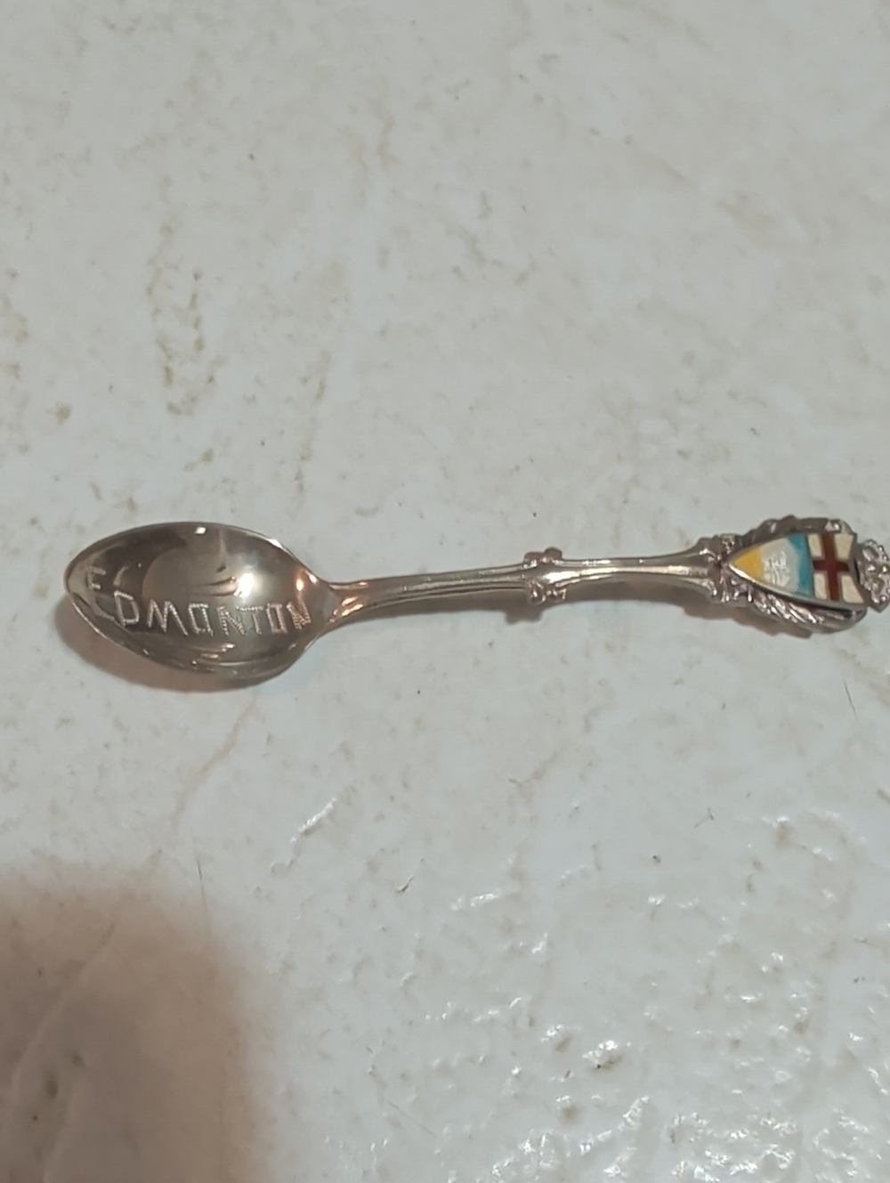 Edmonton Souvenir Silver-tone Decorative Collectible Spoon